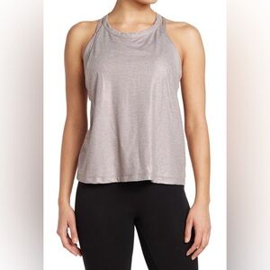 NWT Max Studio Lilac Purple Metallic Performance Women Tank Top & Sports Bra XL